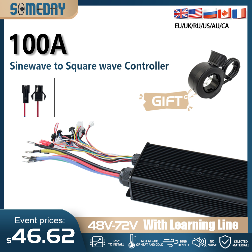 48V-72V 100A Brushless Motor C - огляд і ціна 72V 100A Sabvoton Controller