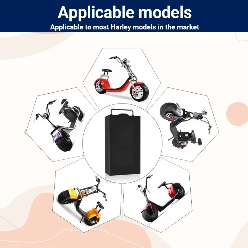 For Harley Battery 60V 20Ah/30 - огляд і ціна 60V 50Ah Electric Scooter Battery