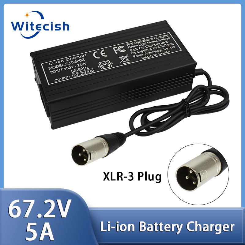 60V Fast Charger 67.2V/5A for  - огляд і ціна 84V 20A Smart Charger